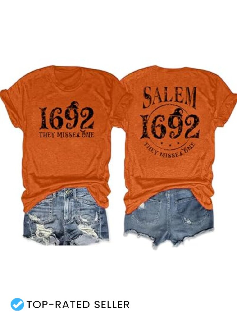 Women's Novelty T-Shirt Cotton Blend Short Sleeve Halloween Tee